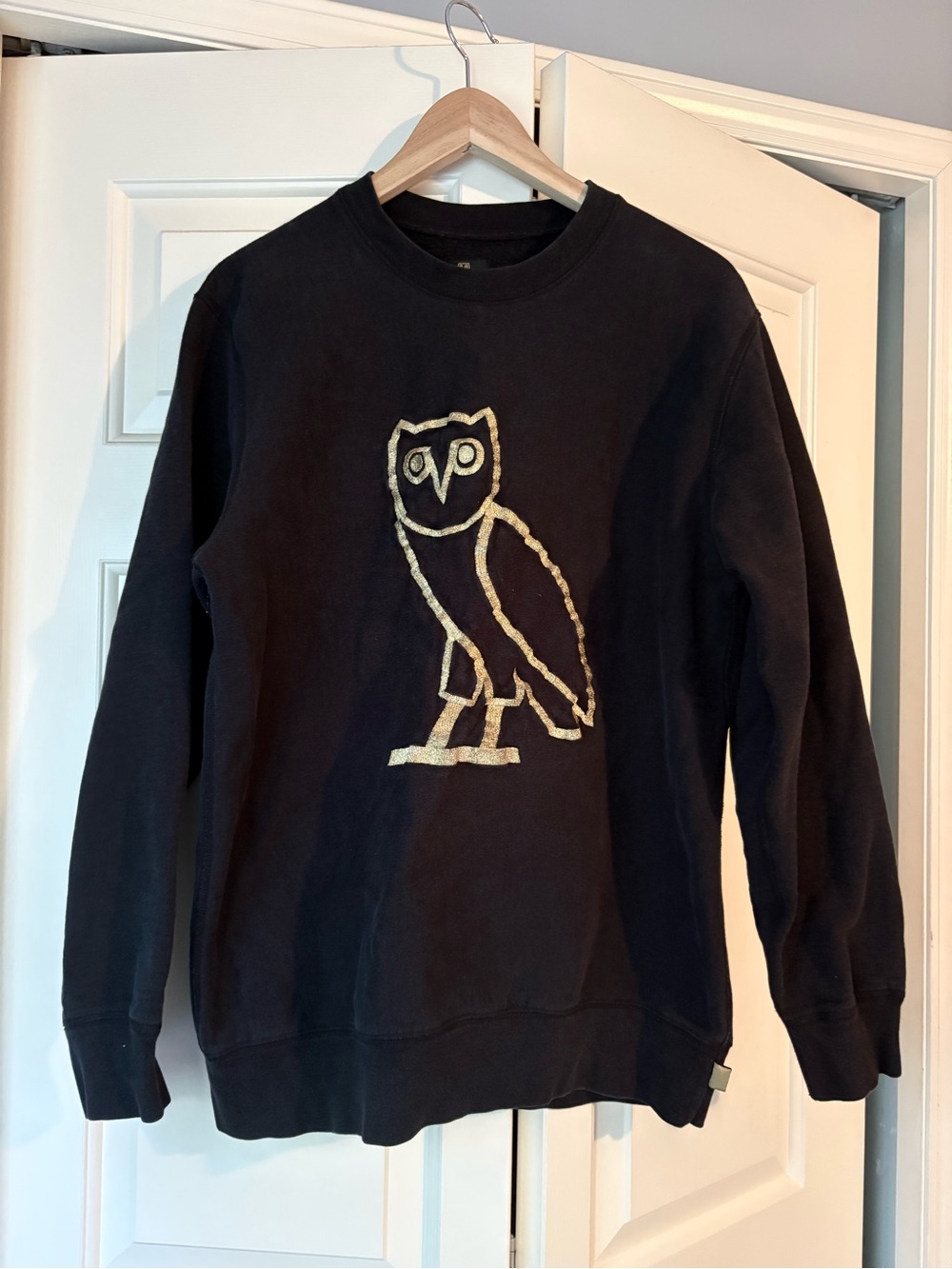 OVO Sweatshirt with Gold Owl Graphic
